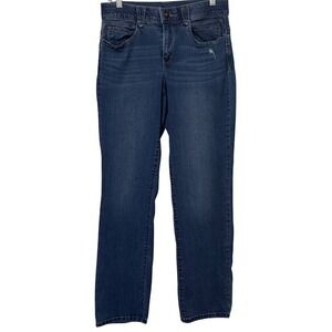 Democracy Ab Technology "Ab"solution Straight Leg Mid Wash Jeans Womens 10